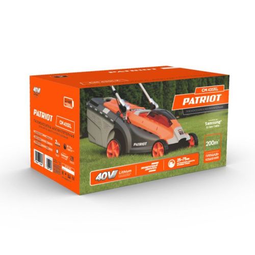 Газонокосилка аккумуляторная Patriot CM 435 XL-Tehinstrument