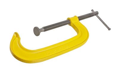 Струбцина G-образная, 200 мм / 8", чугун, оксидированный винт, hanskonner-Tehinstrument