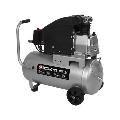 Компрессор поршневой масляный QUATTRO ELEMENTI CYCLONE-24-Tehinstrument