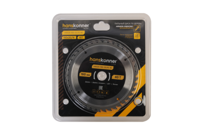 Пильный диск по дереву ArmorPiercing 160x20/16мм, 40 зубьев, Hanskonner-Tehinstrument