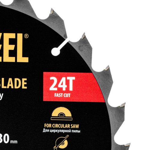 Пильный диск по дереву ф250 х 30 мм, 24 зубьев Denzel-Tehinstrument