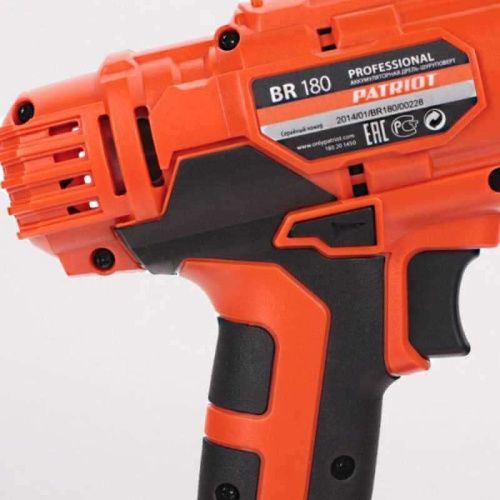Аккумуляторная дрель-шуруповерт Patriot BR 180 (аккумуляторный шуруповерт Патриот 180), 180301450-Tehinstrument