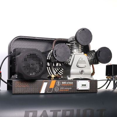 Компрессор поршневой ременной PATRIOT KRX 580 L200 D-Tehinstrument