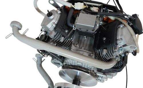 Двигатель Lifan LF2V80F-A (4500), 29 л.с. D25 20А (вариатор+провода+выхлопн система) на Буран-Tehinstrument
