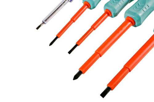 Набор отверток диэлектрических 5 шт, CrV, тканевый кейс  Sturm-Tehinstrument