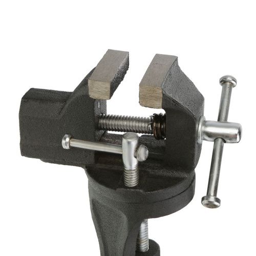 Тиски мини 40мм, поворотные, на струбцине,  Sturm-Tehinstrument