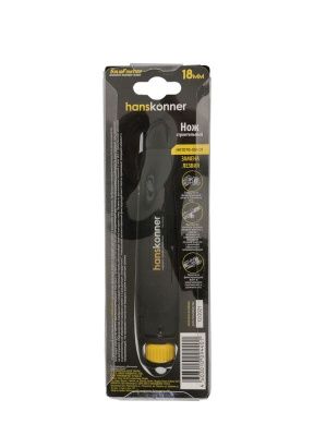 Нож 18мм, доп. фиксирующий винт, лезвие SK2 0.7мм, Hanskonner-Tehinstrument