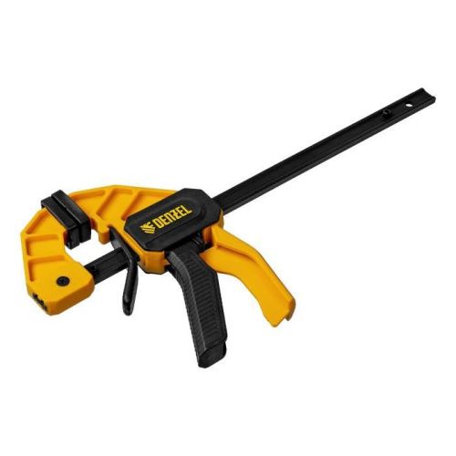 Струбцина F-образная, быстрозажимная, 150 х 55 мм, усиленный нейлоновый корпус Denzel-Tehinstrument