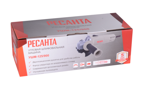 Углошлифовальная машина (болгарка) Ресанта УШМ-125/900-Tehinstrument