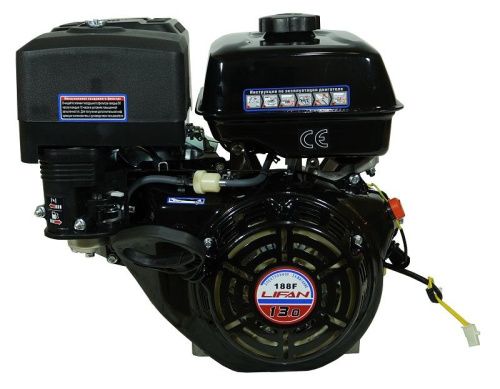 Двигатель Lifan 188F, вал ?25мм, катушка 7 Ампер-Tehinstrument