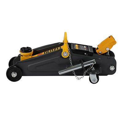 Домкрат гидравлический подкатной с фиксатором, 2 т, 130-330 мм Denzel-Tehinstrument