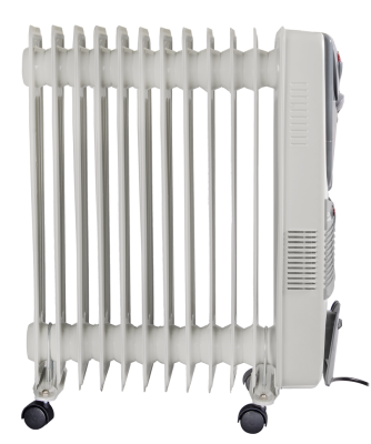 Масляный радиатор РЕСАНТА ОМ-12НВ с вентилятором-Tehinstrument