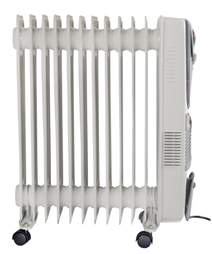 Масляный радиатор РЕСАНТА ОМ-12НВ с вентилятором-Tehinstrument