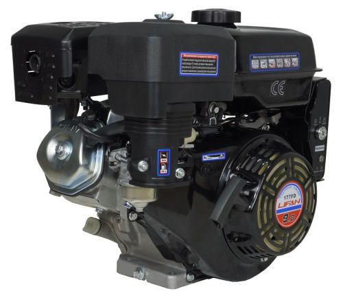 Двигатель Lifan 177FD, вал ?25мм, катушка 7 Ампер-Tehinstrument
