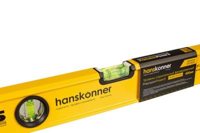 Уровень алюм. 400мм, Hanskonner-Tehinstrument
