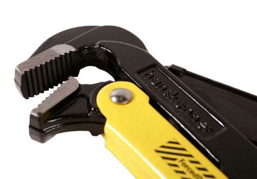 Ключ трубный рычажный 1,5", №2, 425мм, Тип L (90°), CrV сталь, Hanskonner-Tehinstrument