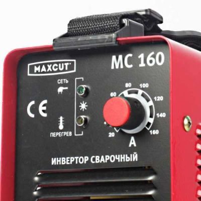Инверторный сварочный аппарат MaxCUT MC 160 (сварочный инвертор МаксКУТ МС160) арт. 65300160-Tehinstrument