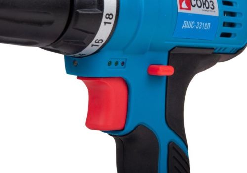 Аккумуляторный шуруповерт СОЮЗ ДШС-3318Л-Tehinstrument