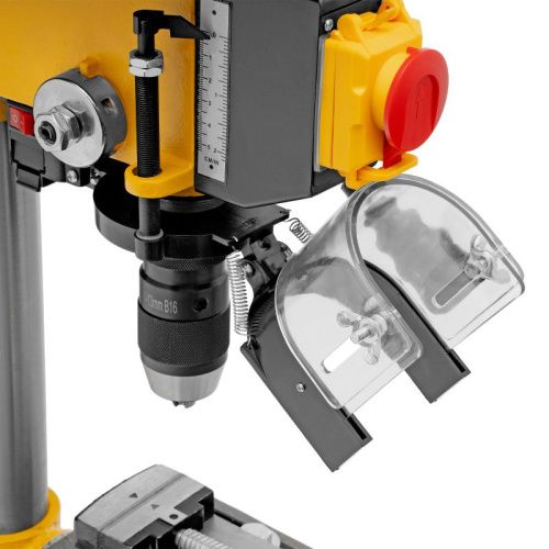 Станок сверлильный DDM-350L, 350 Вт, 13 мм, 5 ск., лазер, настольный Denzel-Tehinstrument