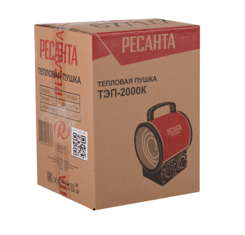 Электрическая тепловая пушка РЕСАНТА ТЭП-2000К-Tehinstrument