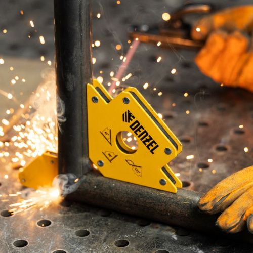 Фиксатор магнитный для сварочных работ, усилие 50 Lb Denzel-Tehinstrument