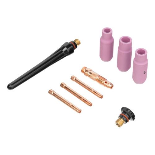 Горелка сварочная TIG WP17V, прямое подключение к баллону, 4 метра Denzel-Tehinstrument