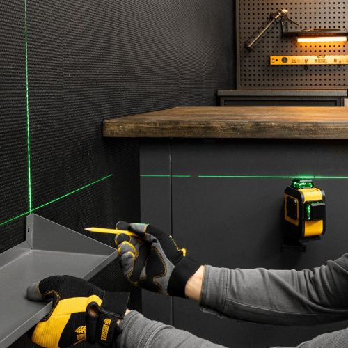 Лазерный уровень мультипризм. Denzel LXI 360-2 Green-Tehinstrument