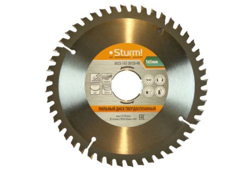 Пильный диск, размер 165x30/20x48 зубьев Мульти рез  Sturm-Tehinstrument