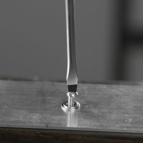 Отвертка, SL4х100 мм, S2, 3к рукоятка Denzel-Tehinstrument