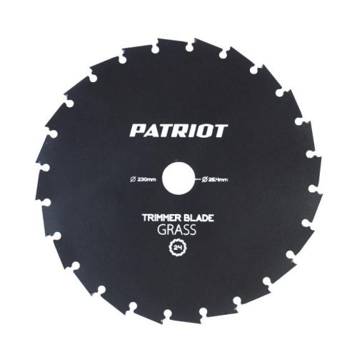 Нож Patriot TBS-24 для триммера (230х25.4 мм, 24 зубца)-Tehinstrument