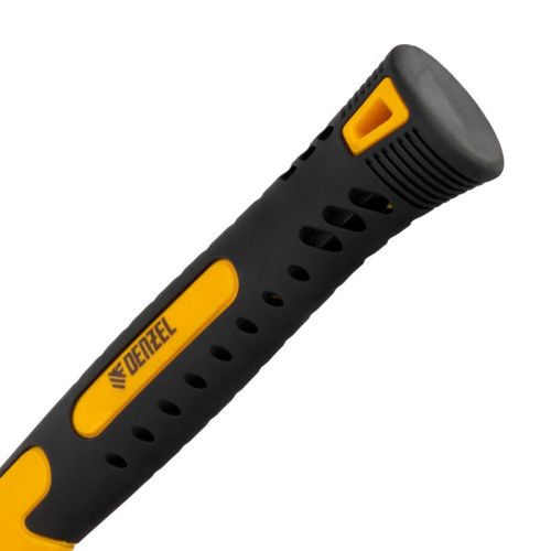 Киянка резиновая, 16 oz, черная резина, фибергласовая рукоятка Denzel-Tehinstrument