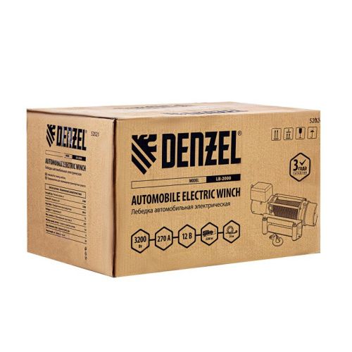 Лебедка автомобильная электрическая Denzel LB-2000-Tehinstrument