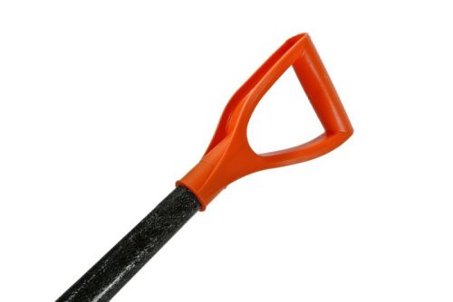 Лопата снегоуборочная 41х41, 5см, морозостойкий пластик, фибергласовый черенок  Sturm-Tehinstrument