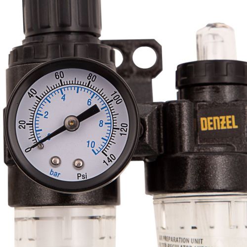 Блок подготовки воздуха регулятор-фильтр-лубрикатор Denzel FLR1500-Tehinstrument