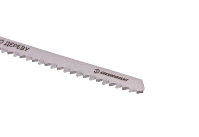 Пилки для лобзика по дереву T119BO, 2 шт, 76х50мм, шаг зуба 2мм, быстрый фигурный рез, HCS, БОЕКОМПЛЕКТ-Tehinstrument