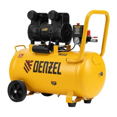 Малошумный безмасляный компрессор Denzel DLP-1500/50-Tehinstrument