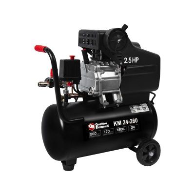 Компрессор поршневой масляный QUATTRO ELEMENTI KM 24-260-Tehinstrument