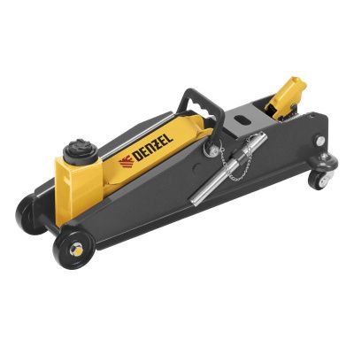 Домкрат гидравлический подкатной с фиксатором, 3 т, 150-532 мм, SUV/ Denzel-Tehinstrument