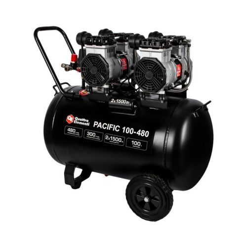 Компрессор поршневой безмасляный QUATTRO ELEMENTI PACIFIC 100-480-Tehinstrument