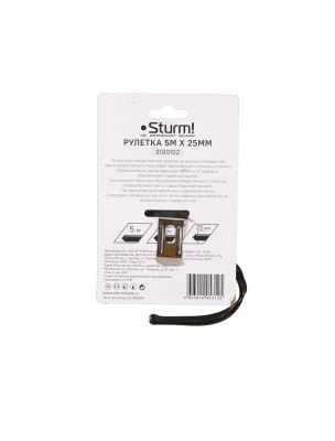 Рулетка 5x25мм,  Sturm-Tehinstrument