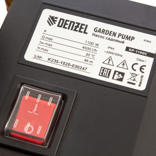 Садовый поверхностный насос Denzel GP1100C-Tehinstrument