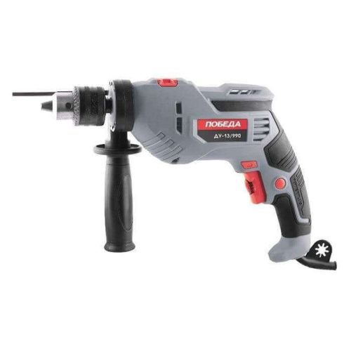 Ударная электрическая дрель ПОБЕДА ДУ-13/990 (электродрель ПОБЕДА ДУ-13/990)-Tehinstrument