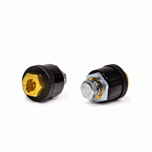 Разъём на корпус d38mm 70-95 MMQ (500A) 24mm мама, Aurora-Tehinstrument