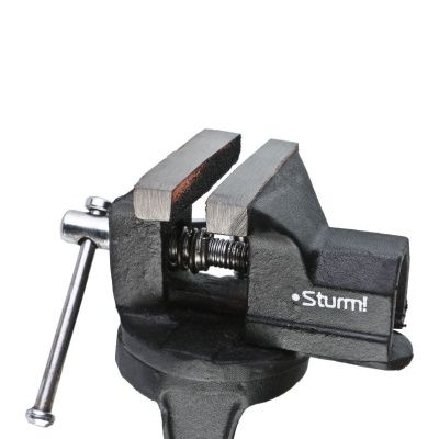 Тиски мини 60мм, поворотные, на струбцине,  Sturm-Tehinstrument