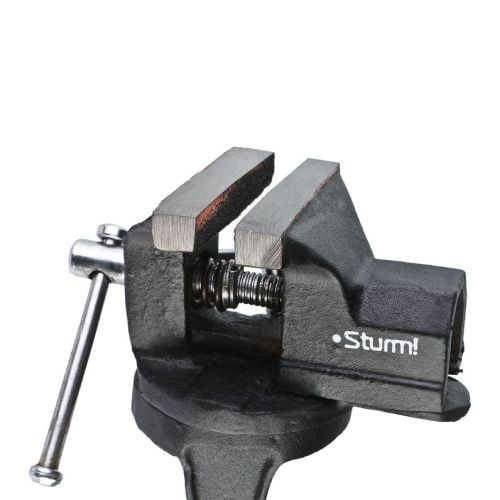 Тиски мини 60мм, поворотные, на струбцине,  Sturm-Tehinstrument