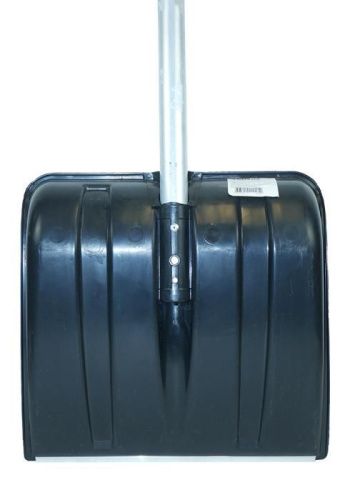 Лопата снегоуборочная 38х37 см, морозостойкий пластик, алюминевый черенок  Sturm-Tehinstrument