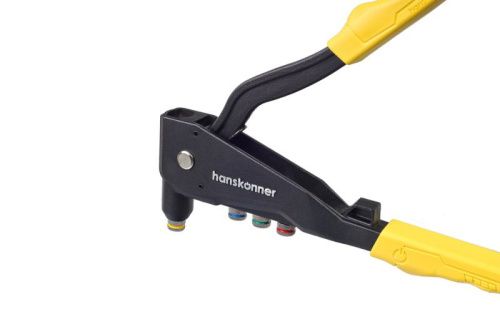 Заклепочник УСИЛЕННЫЙ 265мм, закл:2,4/3,2/4,0/4,8мм,  Hanskonner-Tehinstrument