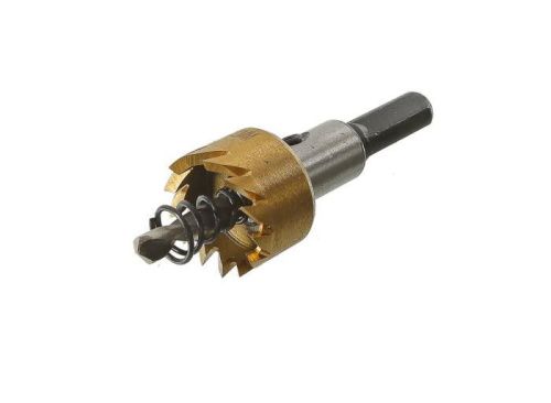 Коронка биметаллическая, 22 мм, по тонколистовому металлу, центрирующее сверло,  Sturm-Tehinstrument