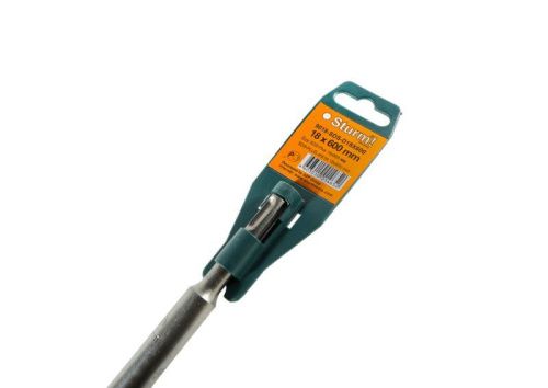 Бур SDS+ 18X600 ШНЕКОВАЯ СПИРАЛЬ (ОДИНАР. СПИРАЛЬ) ТВЕРДОСПЛАВНАЯ ПЛАСТИНА,  Sturm-Tehinstrument