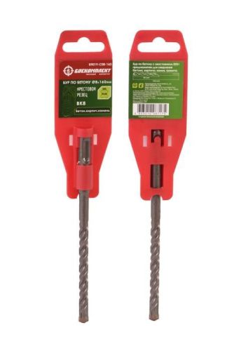 Бур SDS+ 08х160 крестовой резец ВК8 спираль S4 БОЕКОМПЛЕКТ-Tehinstrument